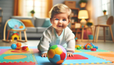 wanneer kruipt een baby