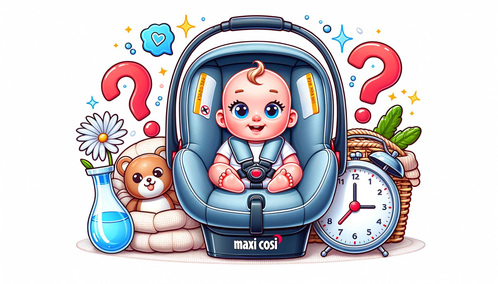 hoe lang baby in maxi cosi